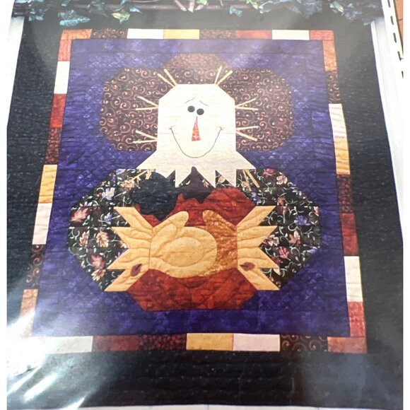 My Scarecrow Quilt Pattern Prairie Grove Peddler Two Sizes 56" X 62" & 30" X 33 - Picture 1 of 3